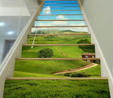 3D Wide And Winding Scenery 166 Stair Risers