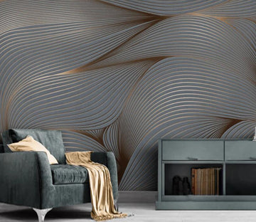 3D Line Petals WC2551 Wall Murals