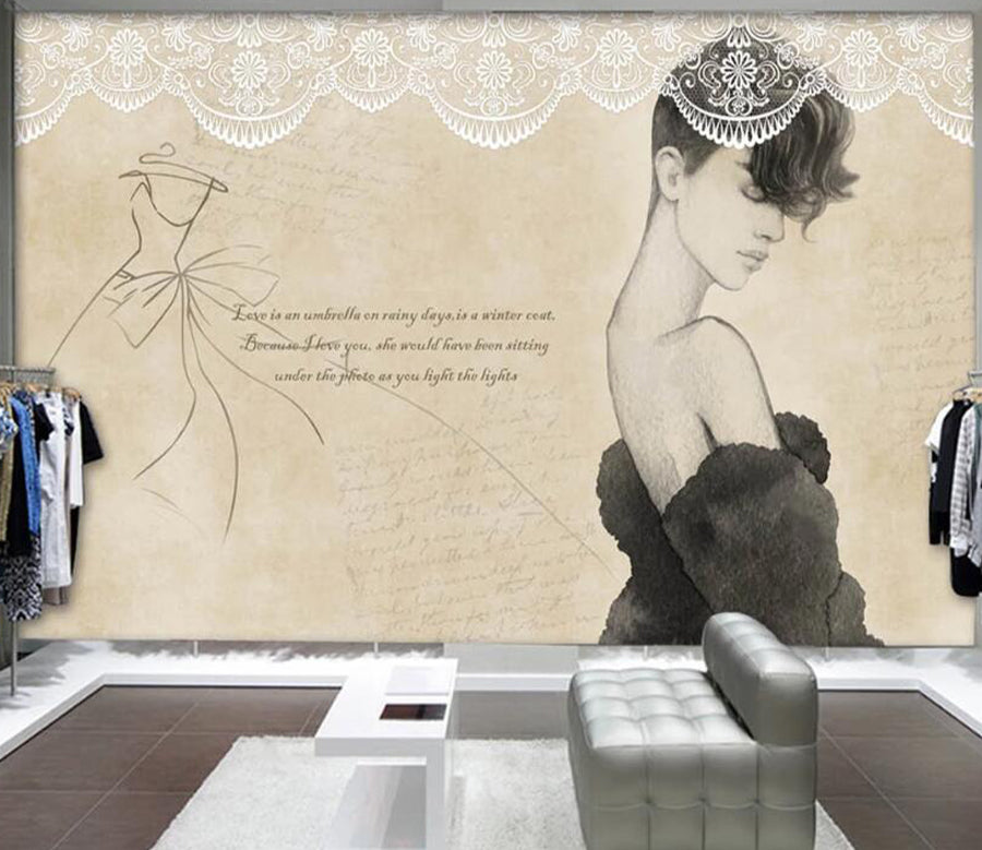 3D Clothing Style WC2409 Wall Murals