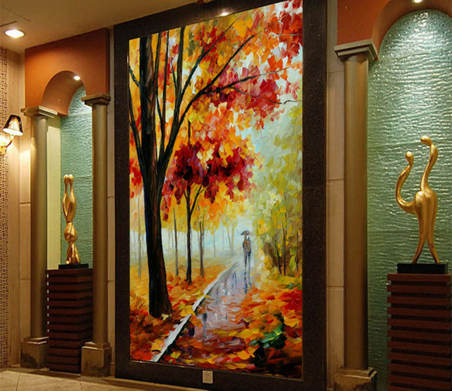 3D Maple Leaf WG152 Wall Murals