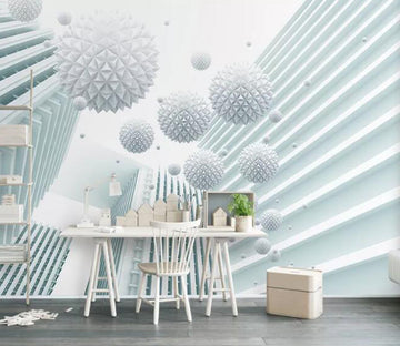 3D Suspended Ball WG639 Wall Murals