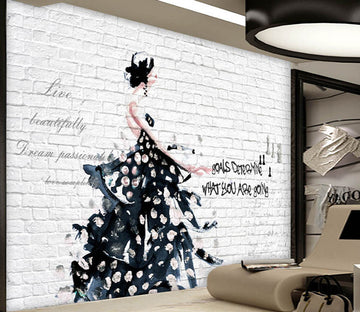 3D Painted Dress WG320 Wall Murals