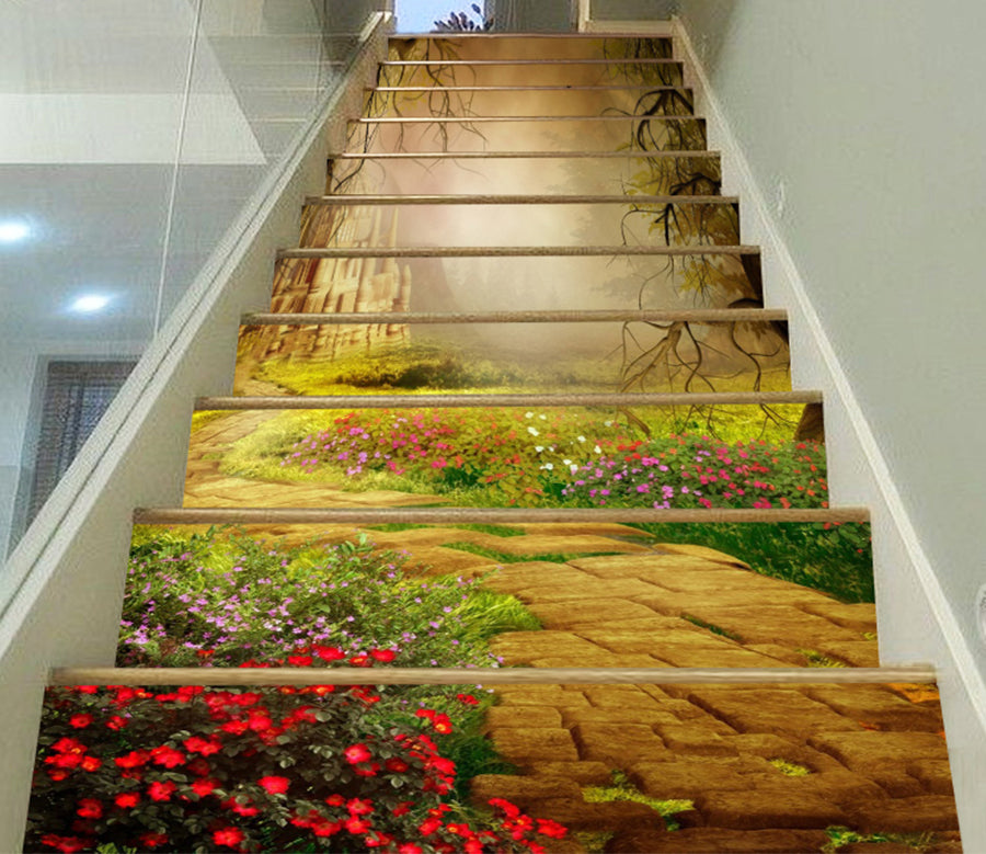 3D Fantasy Wonderland 071 Stair Risers