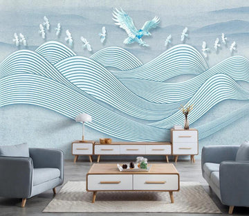3D Sea Eagle WC2238 Wall Murals