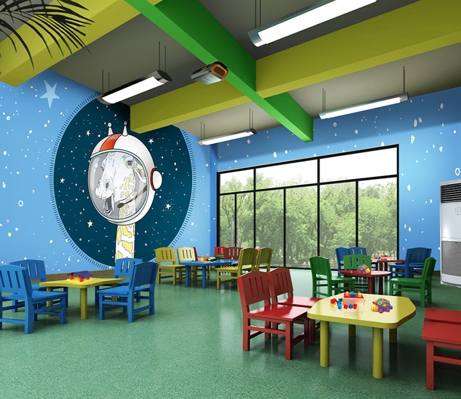 3D Star Giraffe WG406 Wall Murals