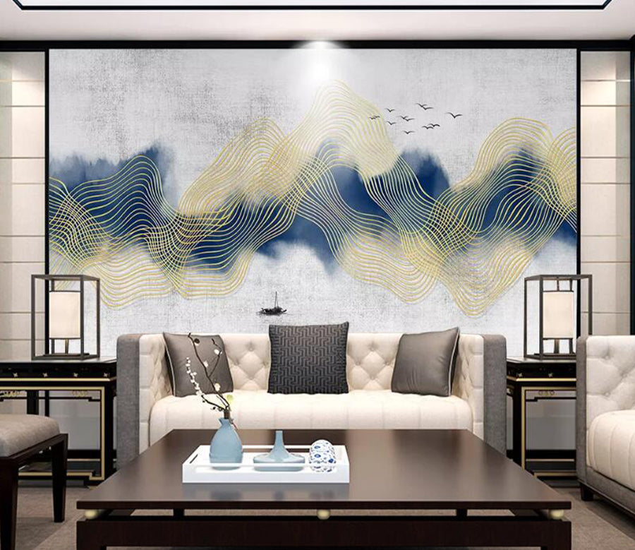 3D Abstract Ink WC2010 Wall Murals