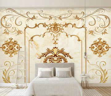 3D Leaf Flower WC1361 Wall Murals
