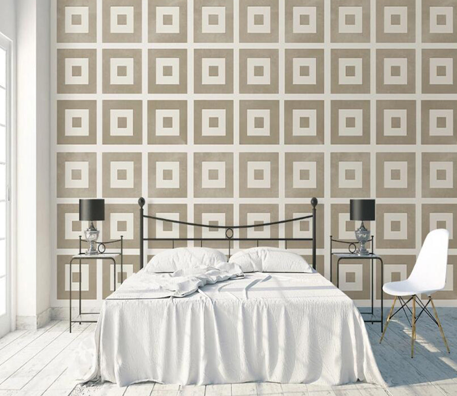 3D Tile Square WC2179 Wall Murals