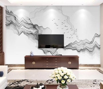 3D Oblique Wave WC1747 Wall Murals