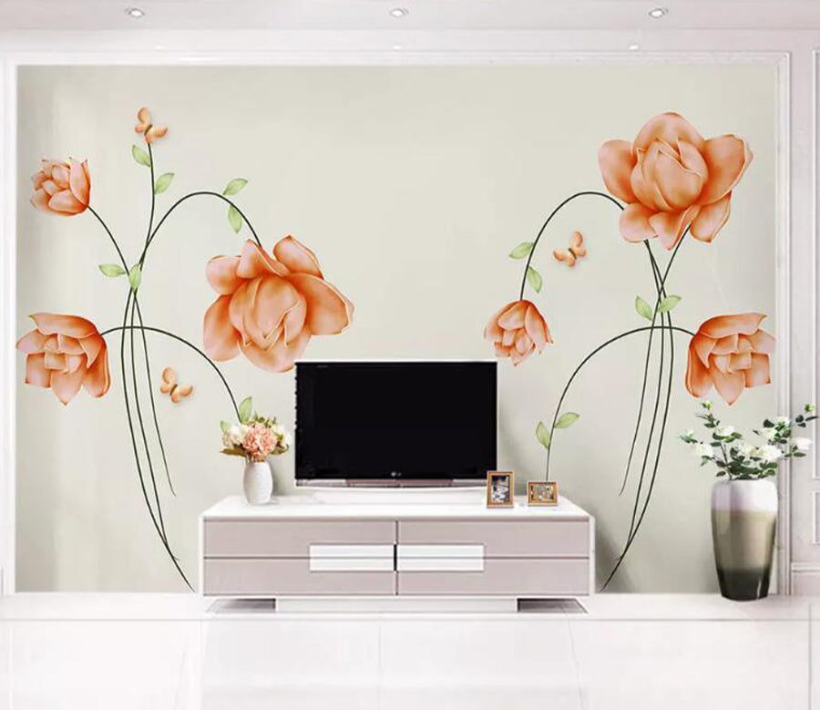 3D Rose Beauty WG980 Wall Murals