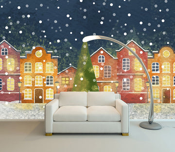 3D Christmas Tree WG409 Wall Murals