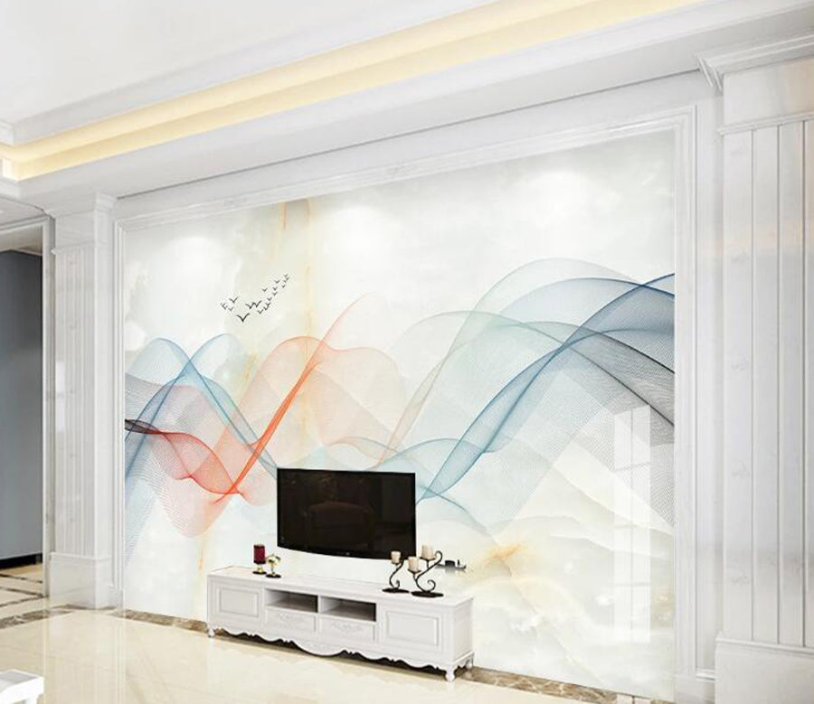 3D Color Abstract WC1703 Wall Murals