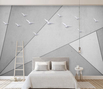 3D White Pigeon WC2283 Wall Murals