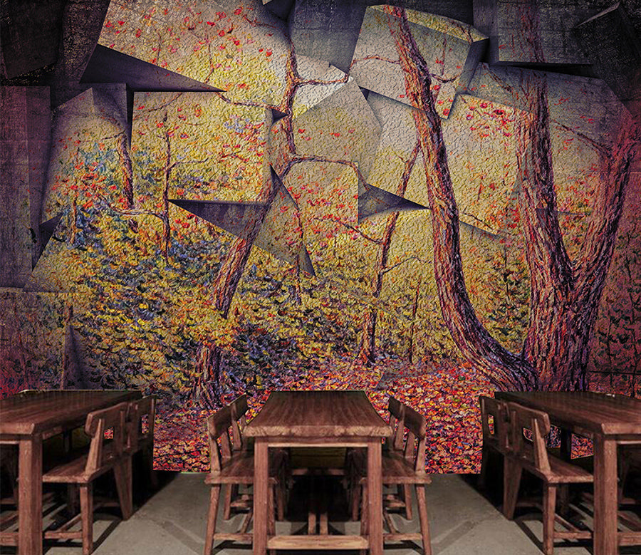 3D Stone Crack WG311 Wall Murals