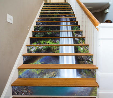 3D Flying Down 140 Stair Risers