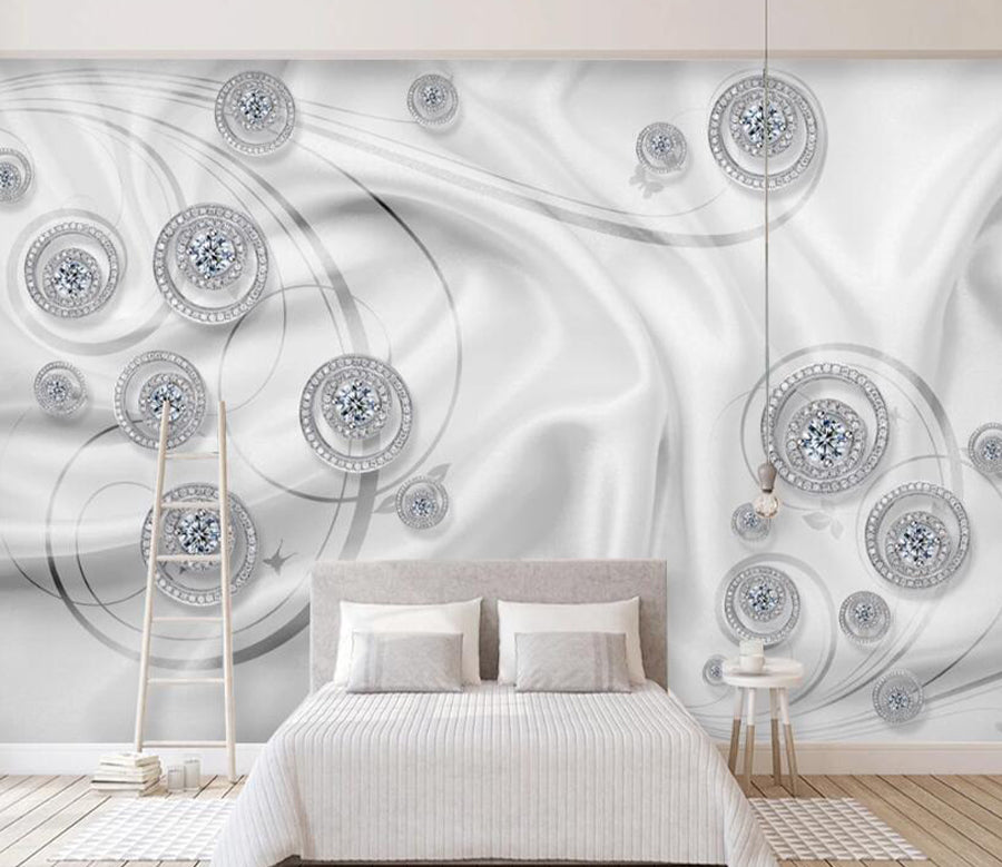3D Diamond Pattern WC1337 Wall Murals