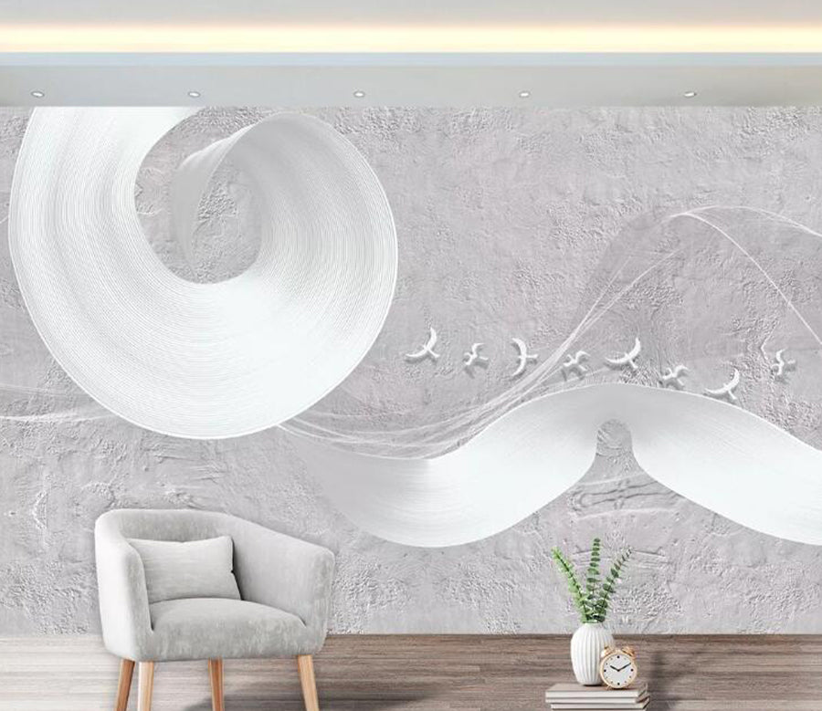 3D Pigeons Flying WC2462 Wall Murals