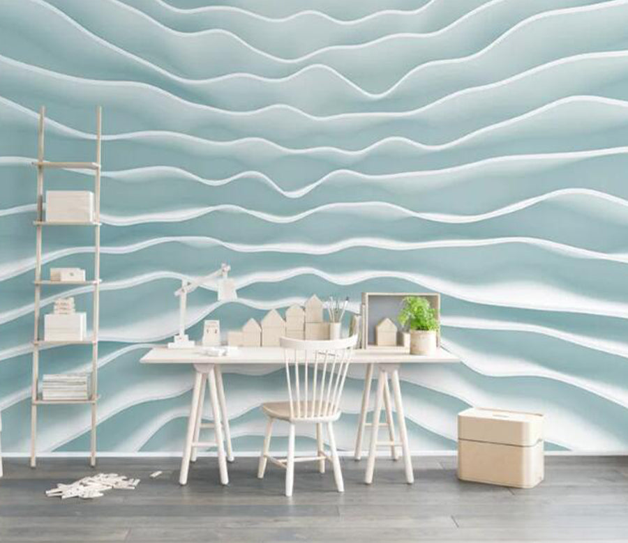 3D Naiman Wave WG652 Wall Murals