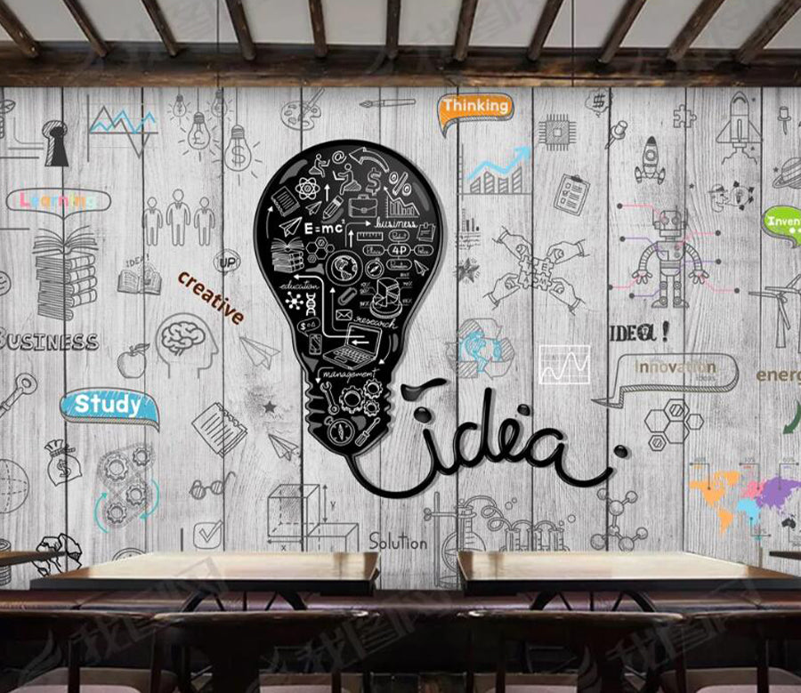 3D Robot Book WC2537 Wall Murals