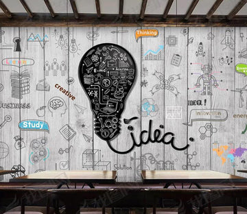 3D Robot Book WC2537 Wall Murals