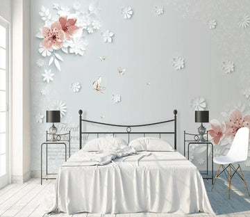 3D Petal Butterfly WC1560 Wall Murals