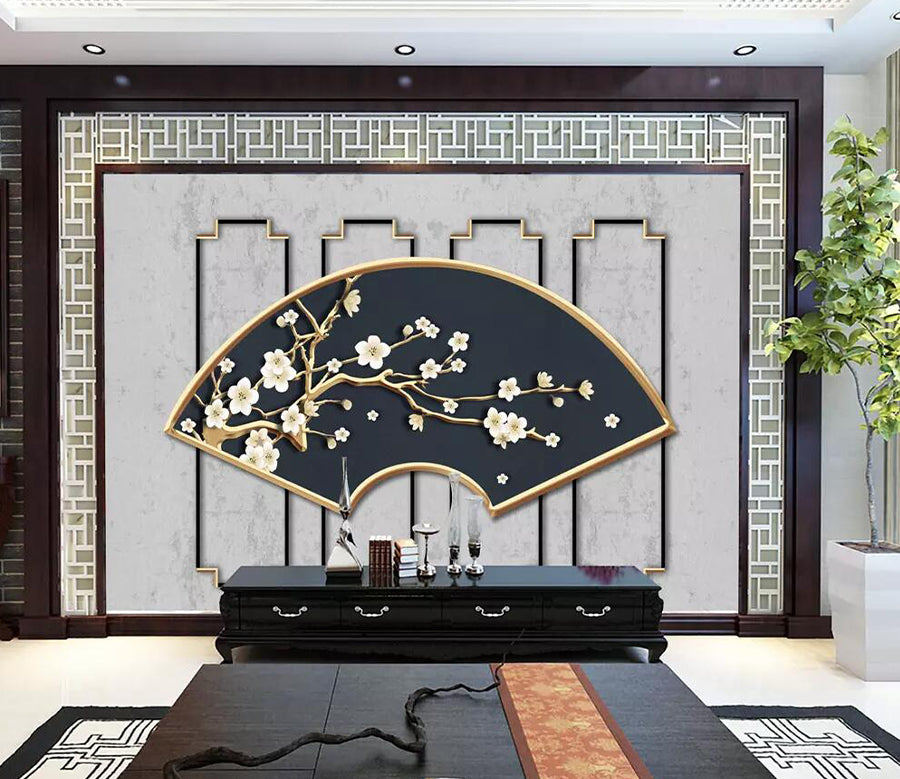 3D Sector Plum WG1231 Wall Murals