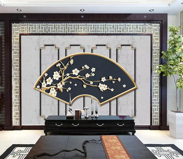 3D Sector Plum WG1231 Wall Murals