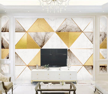 3D Triangular Plate WC2501 Wall Murals