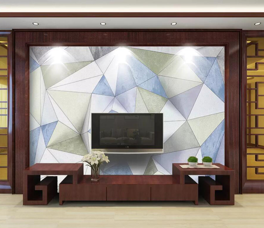 3D Triangle Graphic WG1219 Wall Murals