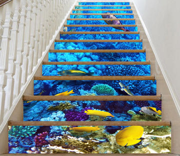3D Beautiful Seabed 134 Stair Risers