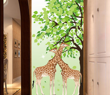 3D Tree Giraffe WG131 Wall Murals