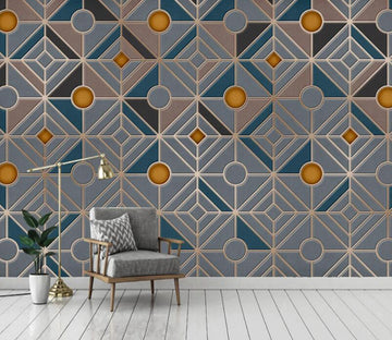 3D Square Circle WC2589 Wall Murals