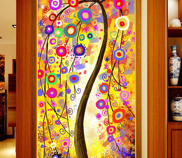 3D Colorful Circle WG130 Wall Murals