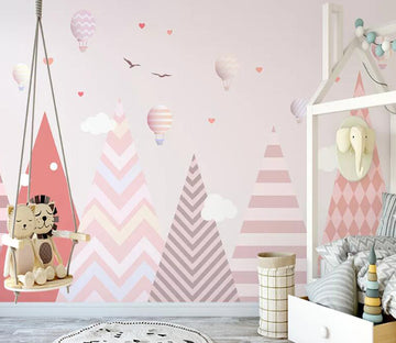 3D Triangle Stripe WC2624 Wall Murals