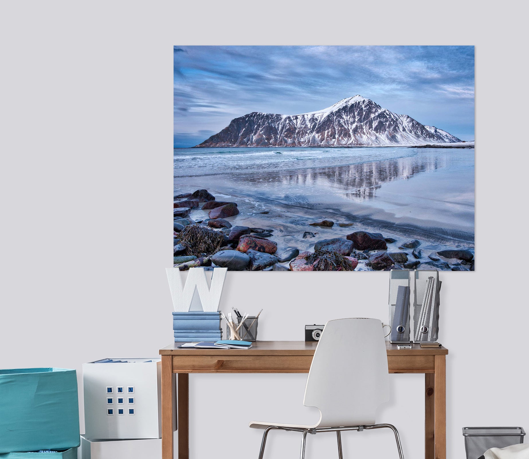 3D Snow Mountain 159 Marco Carmassi Wall Sticker