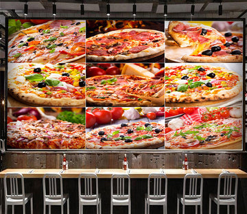3D Freshly Baked Pizza 1086 Wall Murals