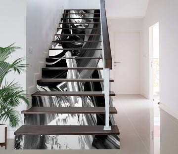 3D Black And White Parts 227 Stair Risers