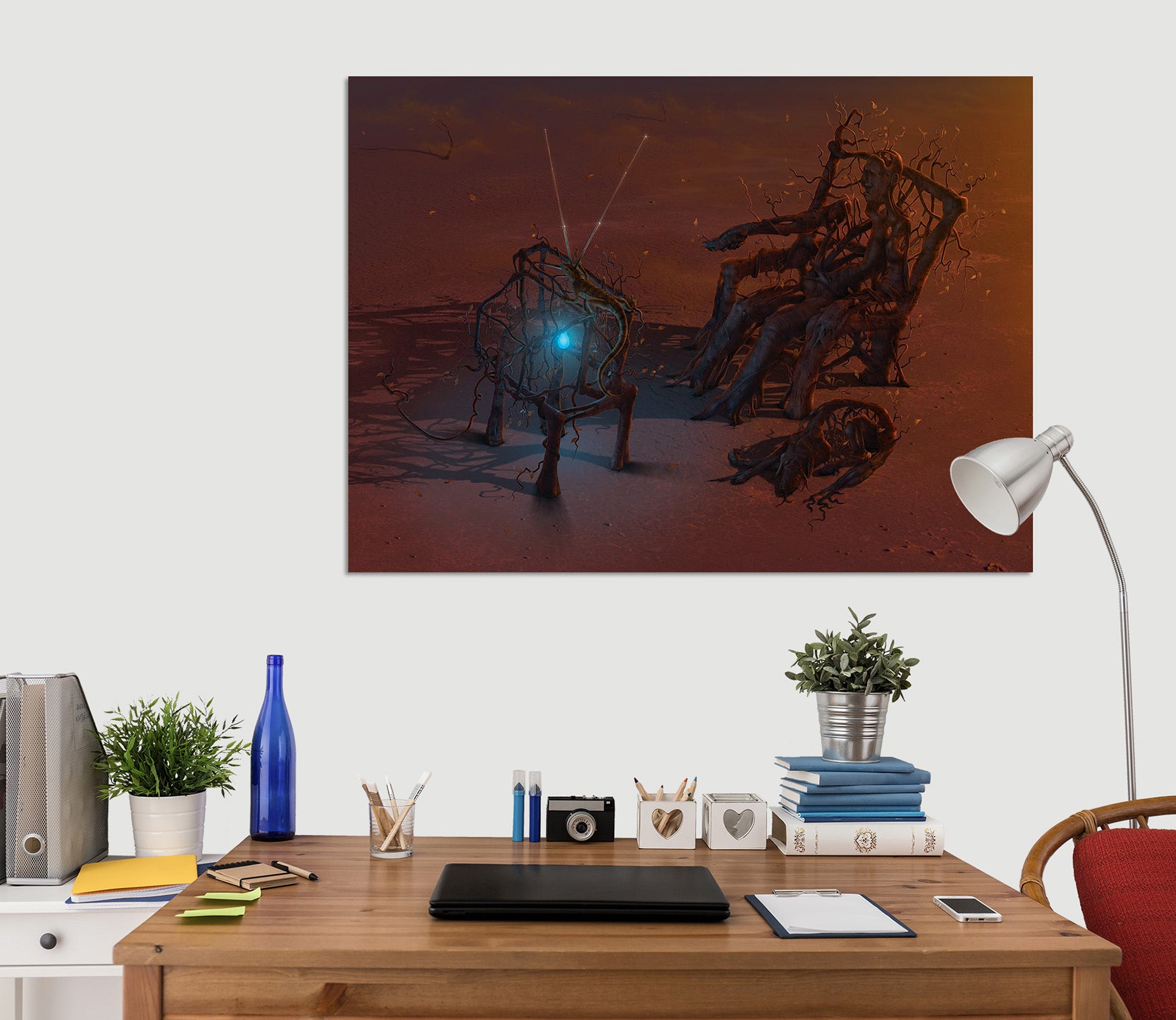 3D Remote 064 Vincent Hie Wall Sticker