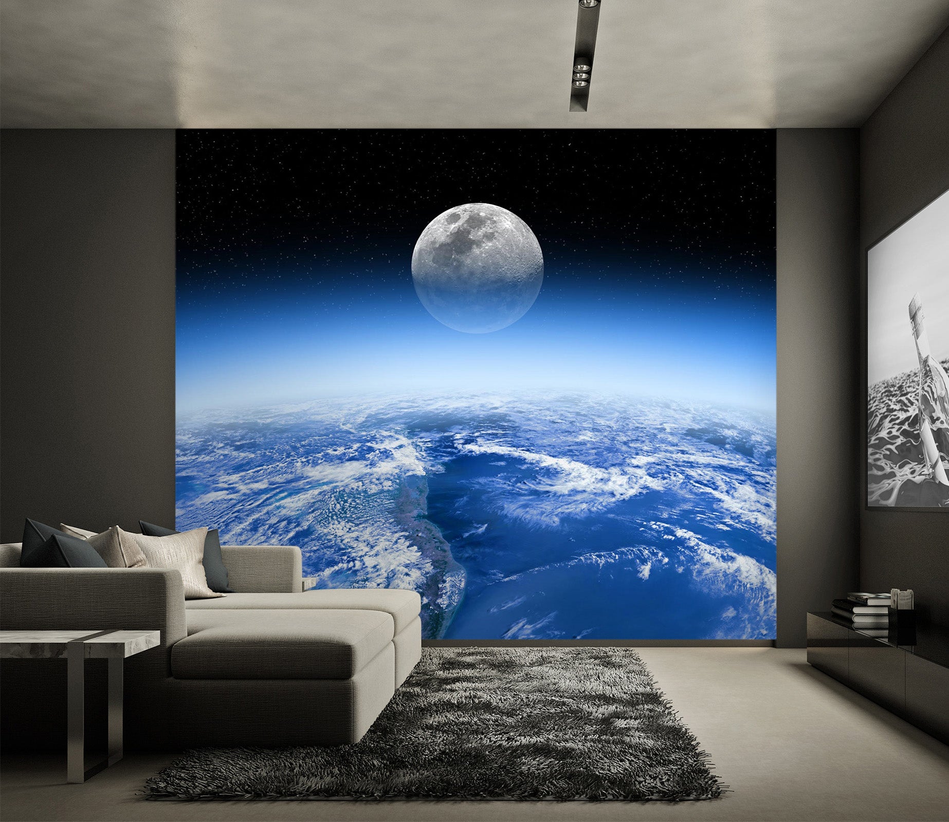 3D Blue Atmosphere 1409 Wall Murals
