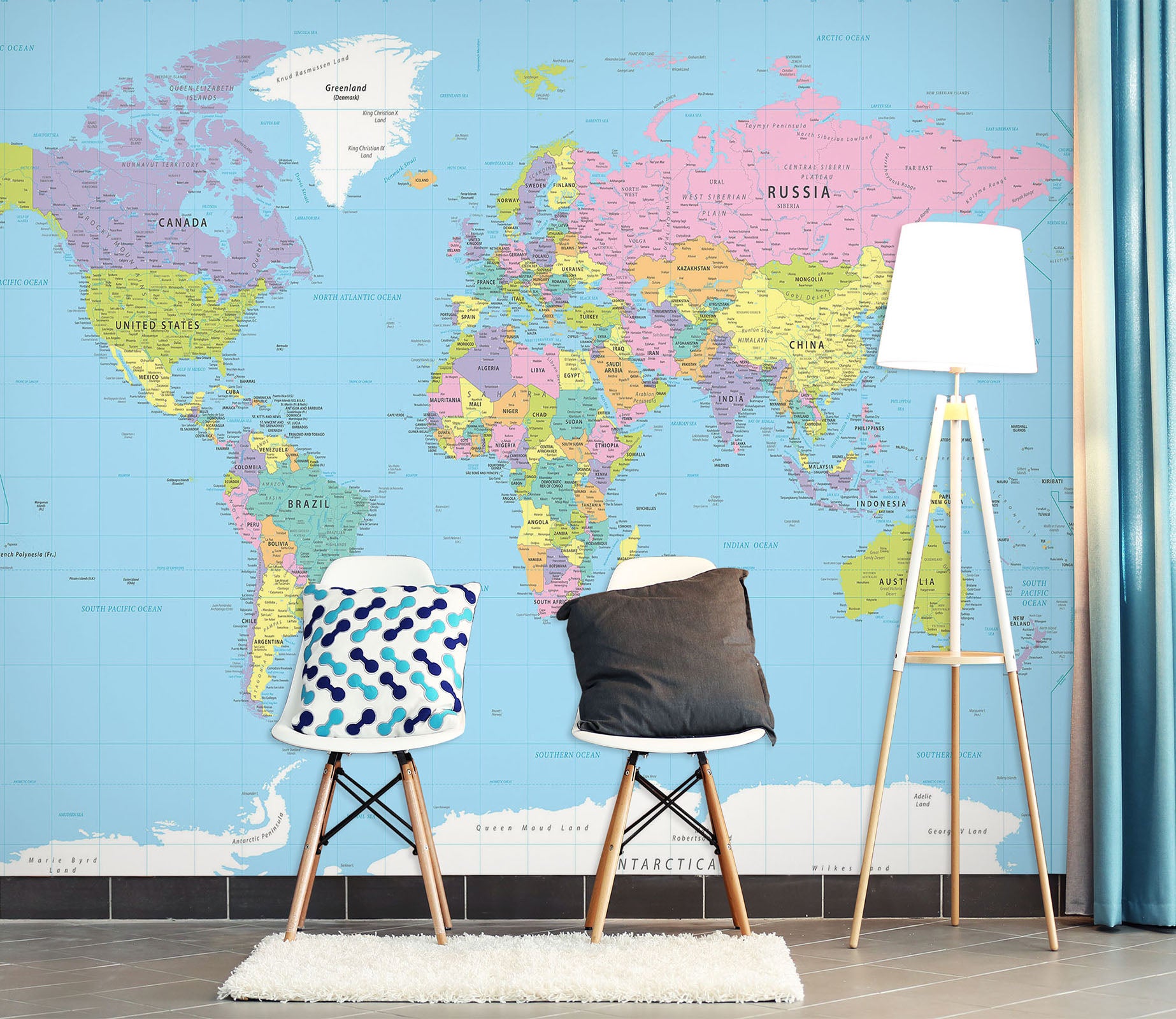 3D Map 57239 Wall Murals