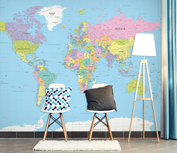 3D Map 57239 Wall Murals