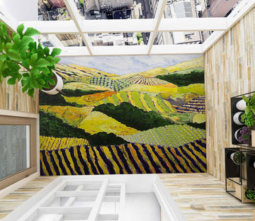 3D Hillside Meadow 9528 Allan P. Friedlander Floor Mural  Wallpaper Murals Self-Adhesive Removable Print Epoxy