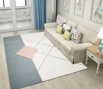 3D Color Geometry WG190 Non Slip Rug Mat Mat AJ Creativity Home 