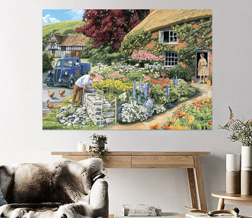 3D Drystone Walling 032 Trevor Mitchell Wall Sticker