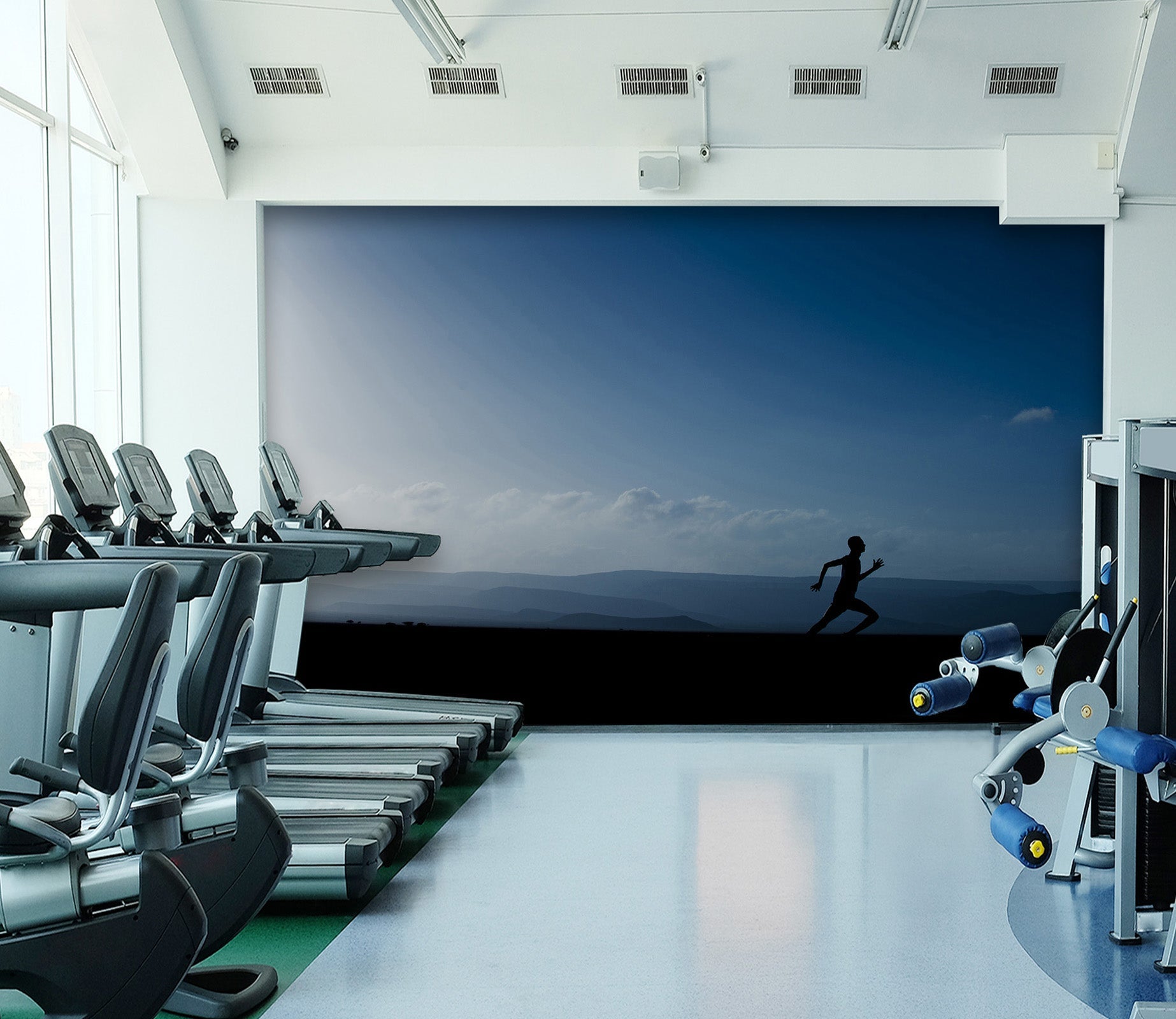 3D Morning Run 019 Wall Murals Wallpaper AJ Wallpaper 2 