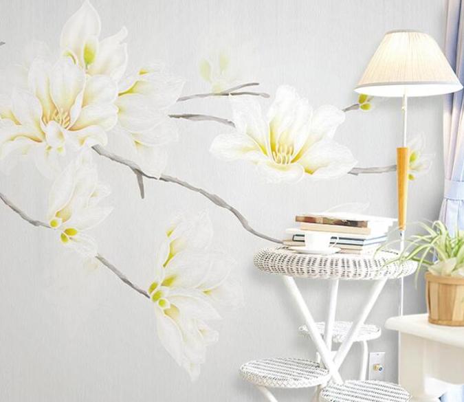 3D Branch Flower 505 Wall Murals Wallpaper AJ Wallpaper 2 