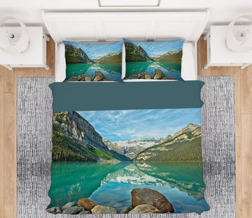 3D Lake Louise 2115 Kathy Barefield Bedding Bed Pillowcases Quilt
