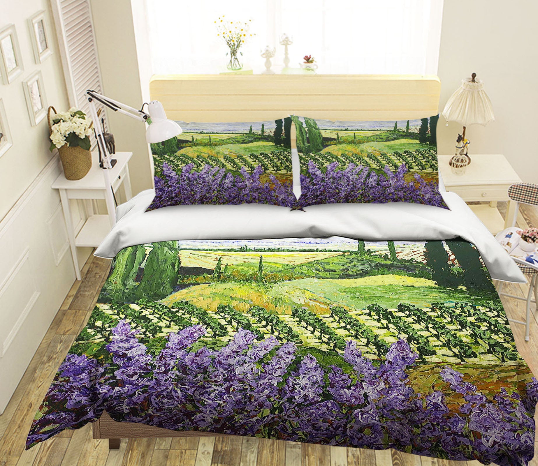 3D Chinaberry Hill 2118 Allan P. Friedlander Bedding Bed Pillowcases Quilt