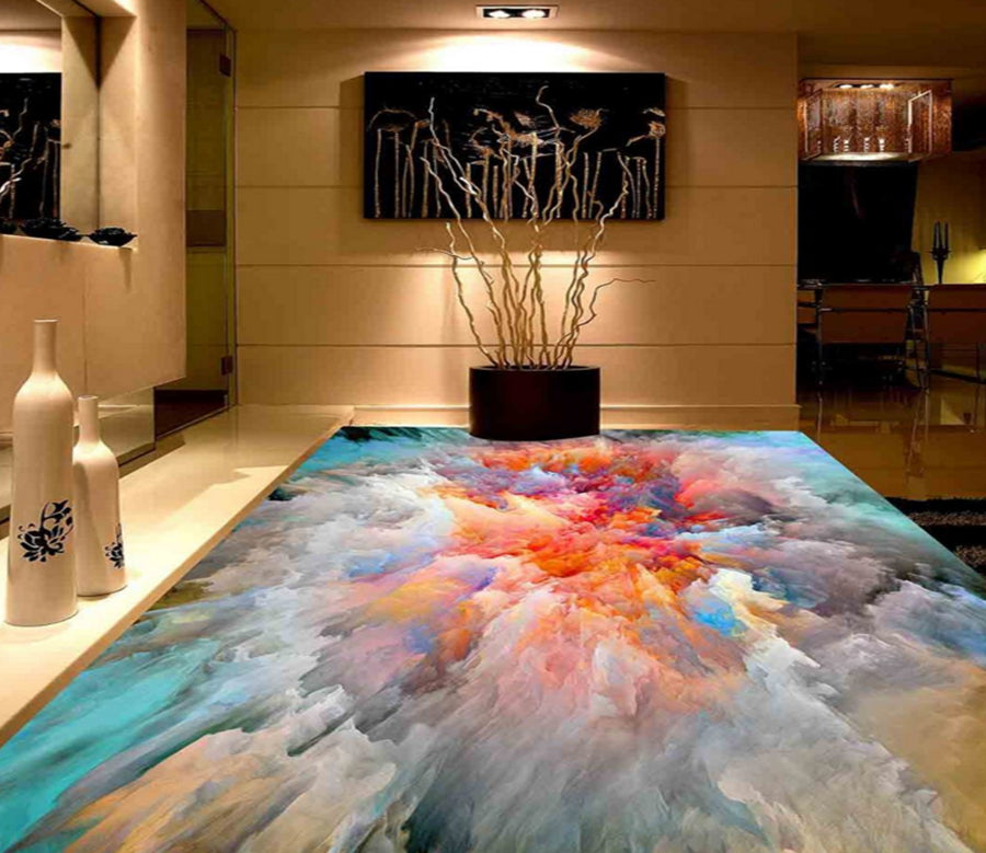 3D Colorful Xiayun 358 Floor Mural  Wallpaper Murals Rug & Mat Print Epoxy waterproof bath floor