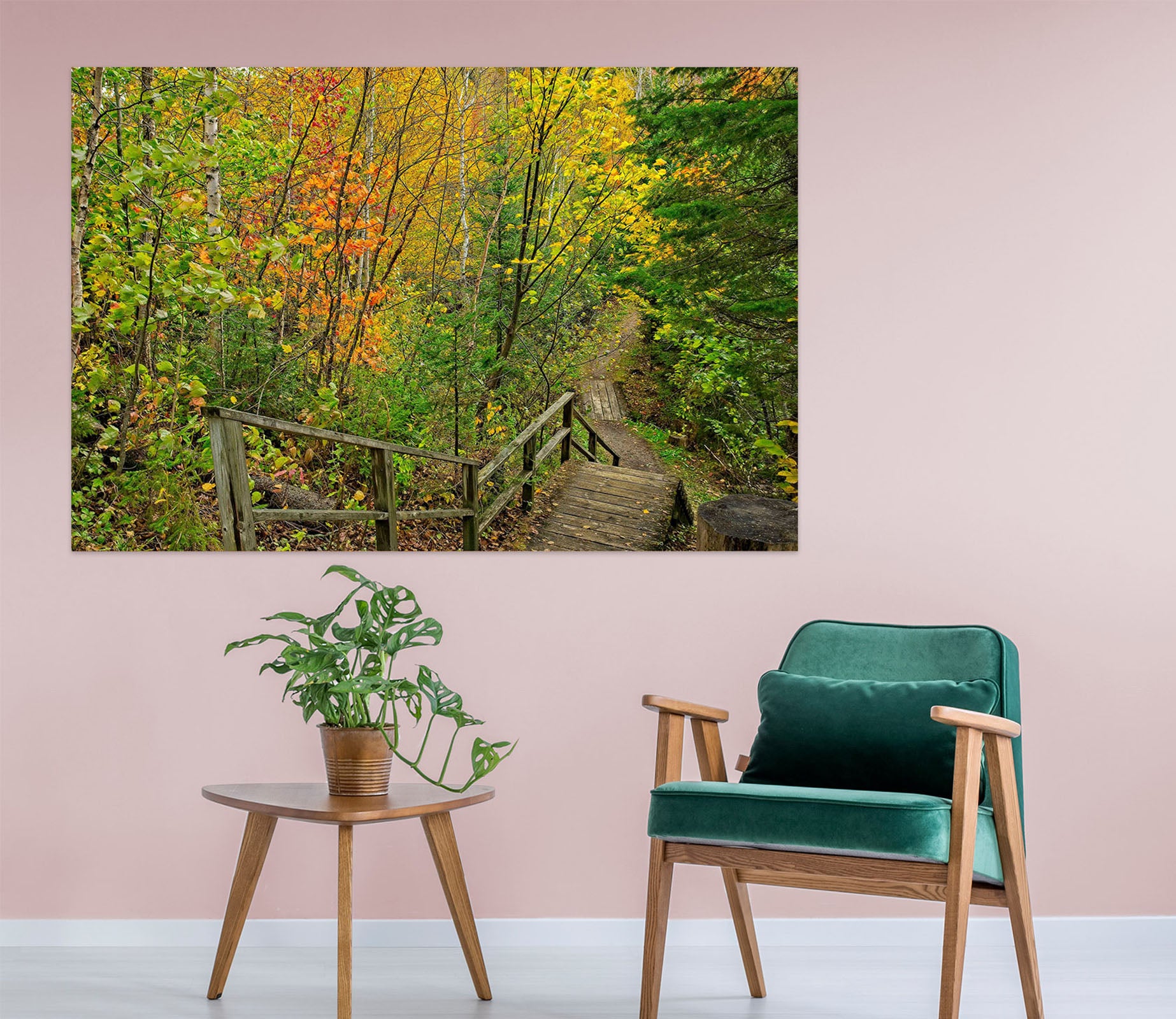 3D Forest Staircase 62110 Kathy Barefield Wall Sticker